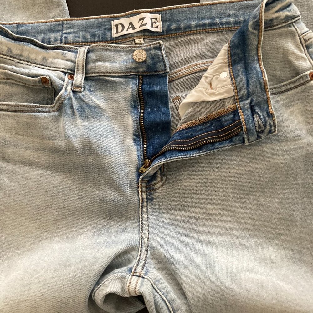 DAZE HUG WOMEN JEANS WASHED OUT SIZE29 - Picture 4 of 8